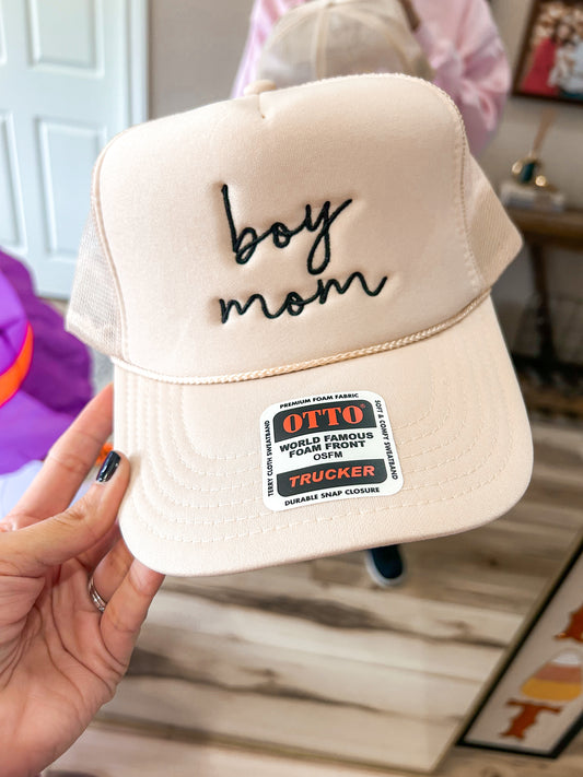 Boy Mom Trucker Hat