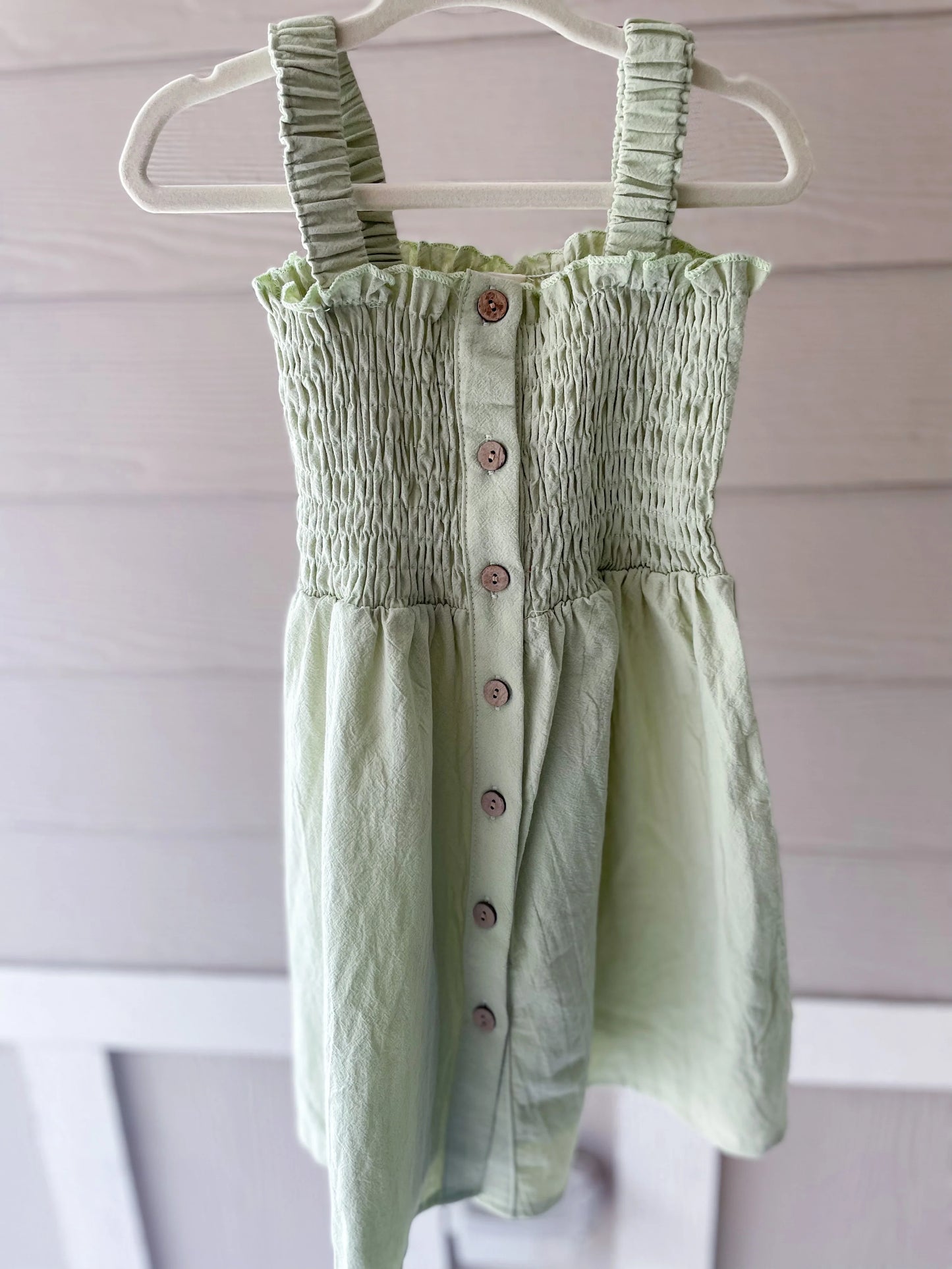 Sage Scrunch Dress